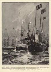 After the Review at Spithead, the Dispersal of the Fleet